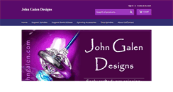 Desktop Screenshot of johngalen.com