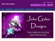 Tablet Screenshot of johngalen.com